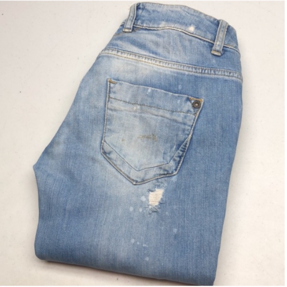 DISTRESS HUMAN JEANS STRAIGHT FIT 4/27x30 😎